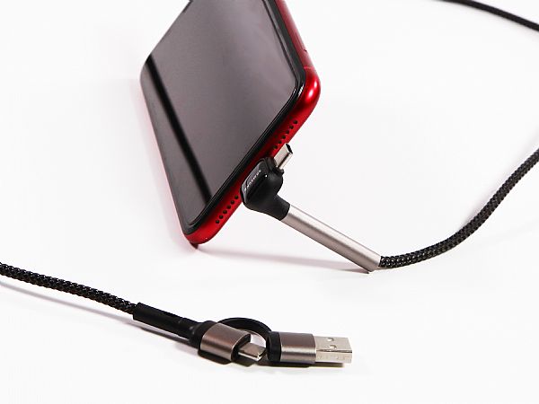 High Speed PD USB-C Multikabel Typ-C + Lightning