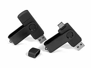 USB-Stick Twister OTG USB aus Metall, Twister, OTG, USB