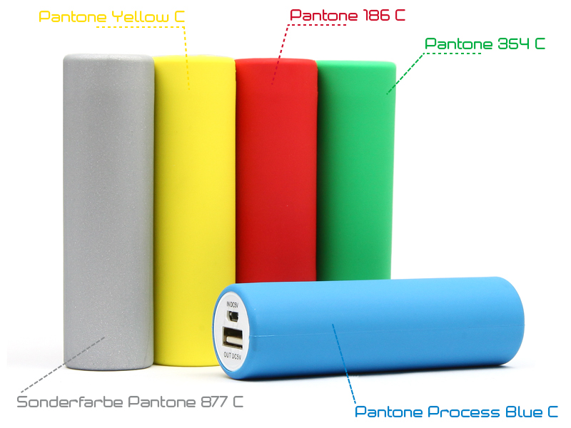 Mobile Powerbanks in Sonderfarbe