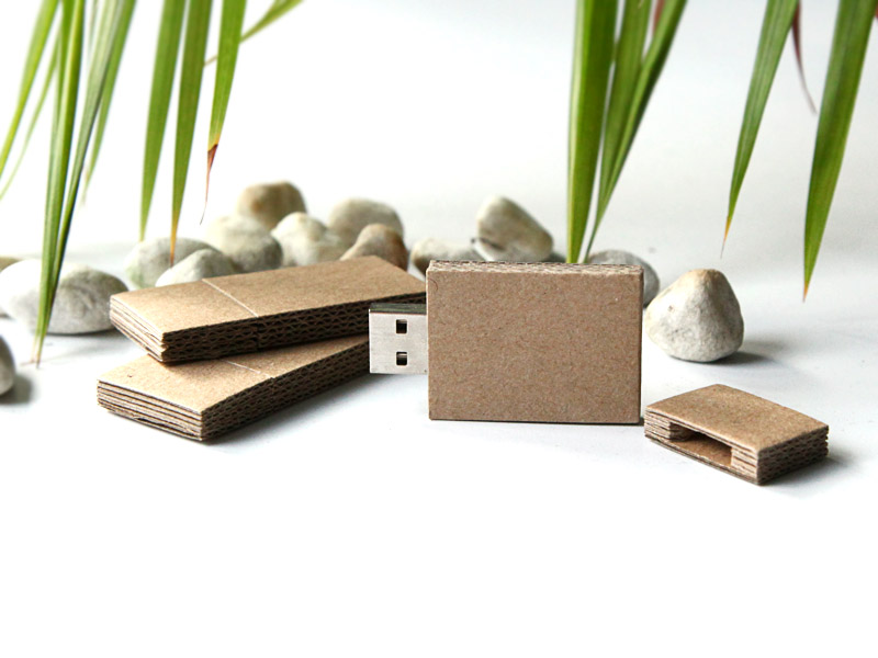 Corrugated Paper USB Flash