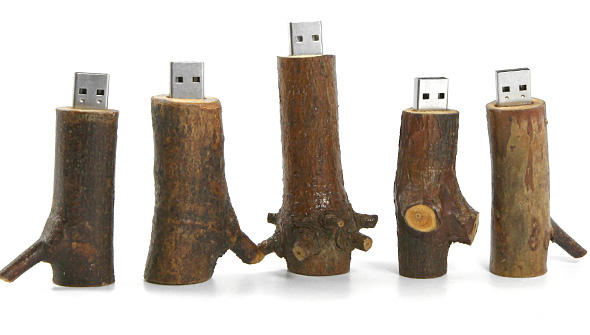 USB Holzast Farben