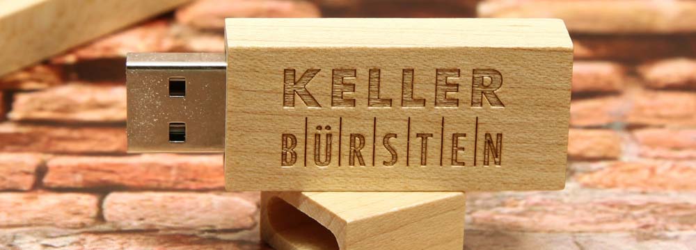 usb holz lasergravur