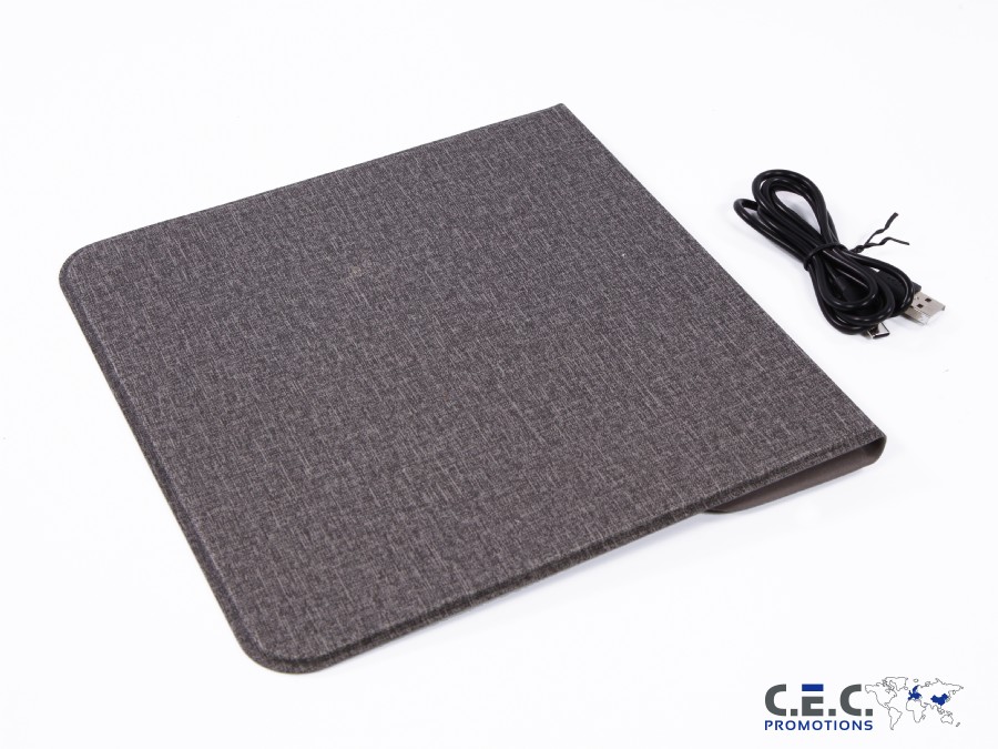 2-in-1 Wireless Charger Mauspad Textil