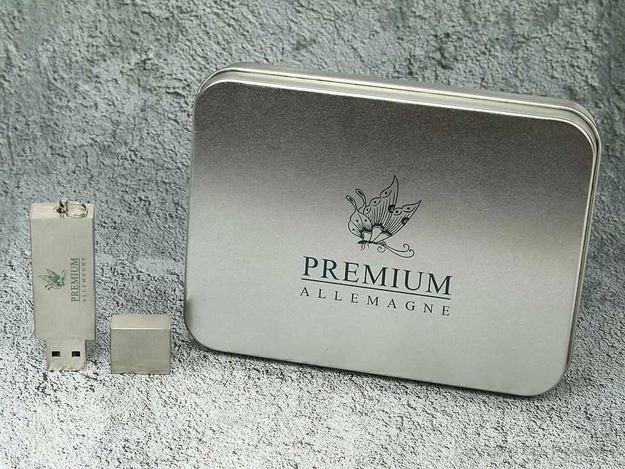 USB-Stick Alu Geschenkbundle Metall