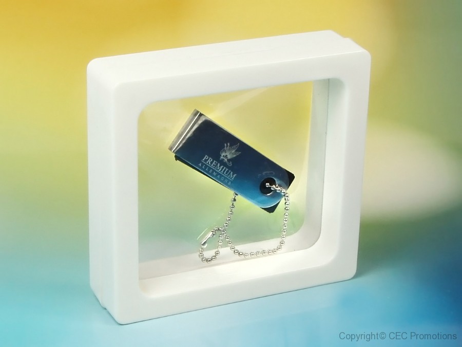USB-Stick Mini in 3D Box Rahmenverpackung