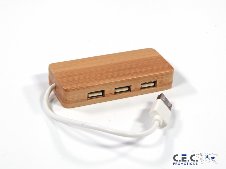 USB Hub Bambus