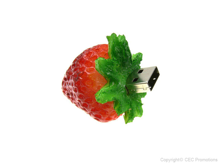 USB-Stick Erdbeere