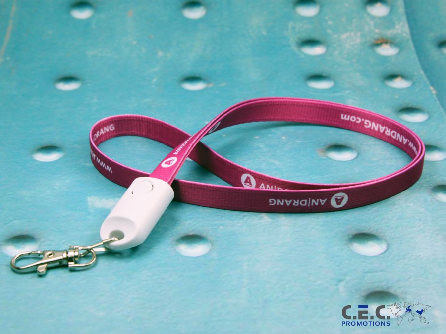 2-in-1 Lanyard Ladekabel