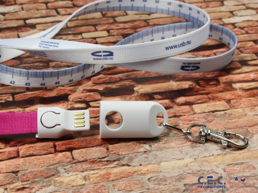2-in-1 Lanyard Ladekabel