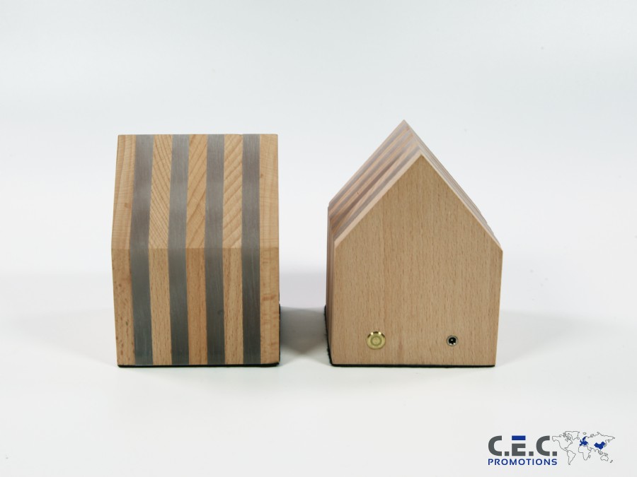 Dimmbares LED Home Light aus Holz
