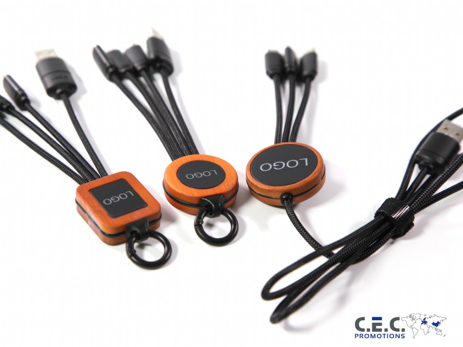 Multi 3-in-1 Kabel Holz LED