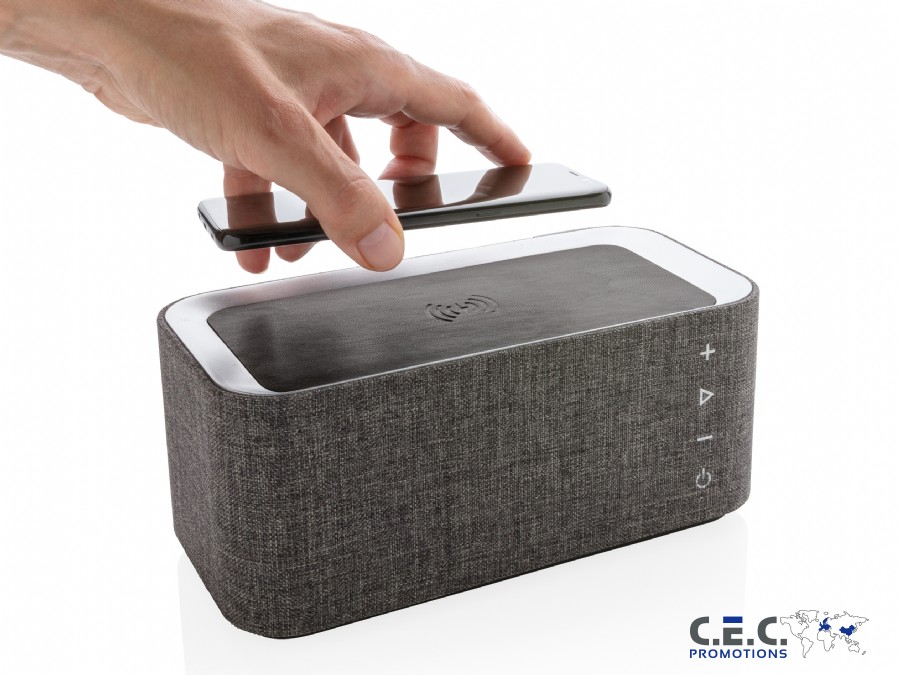 Texture Wireless Charger + Lautsprecher
