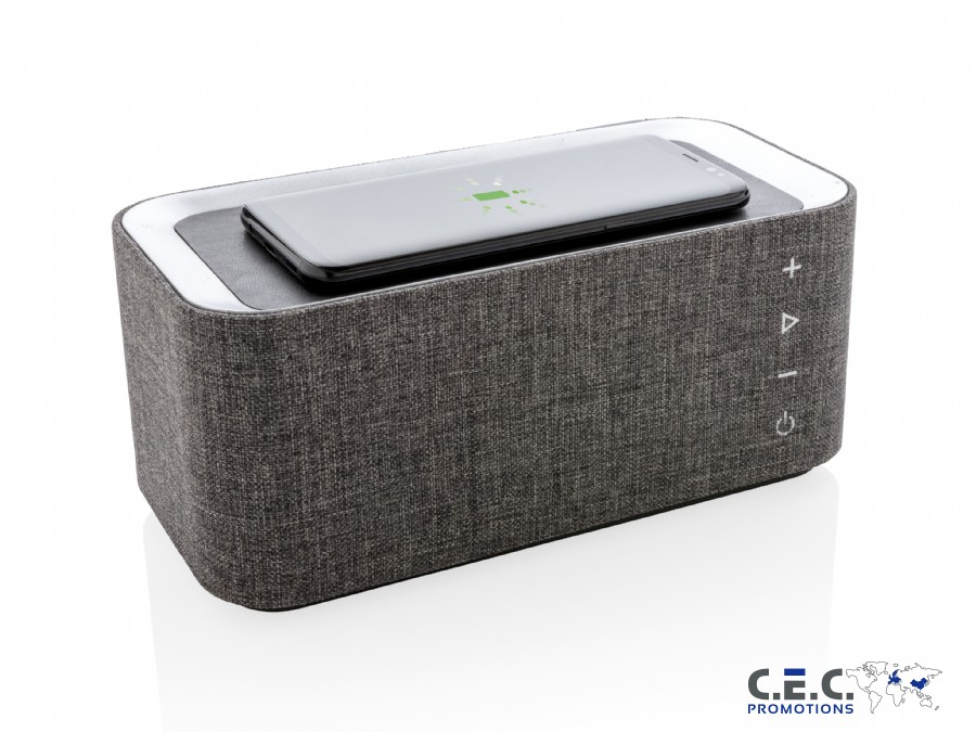 Texture Wireless Charger + Lautsprecher