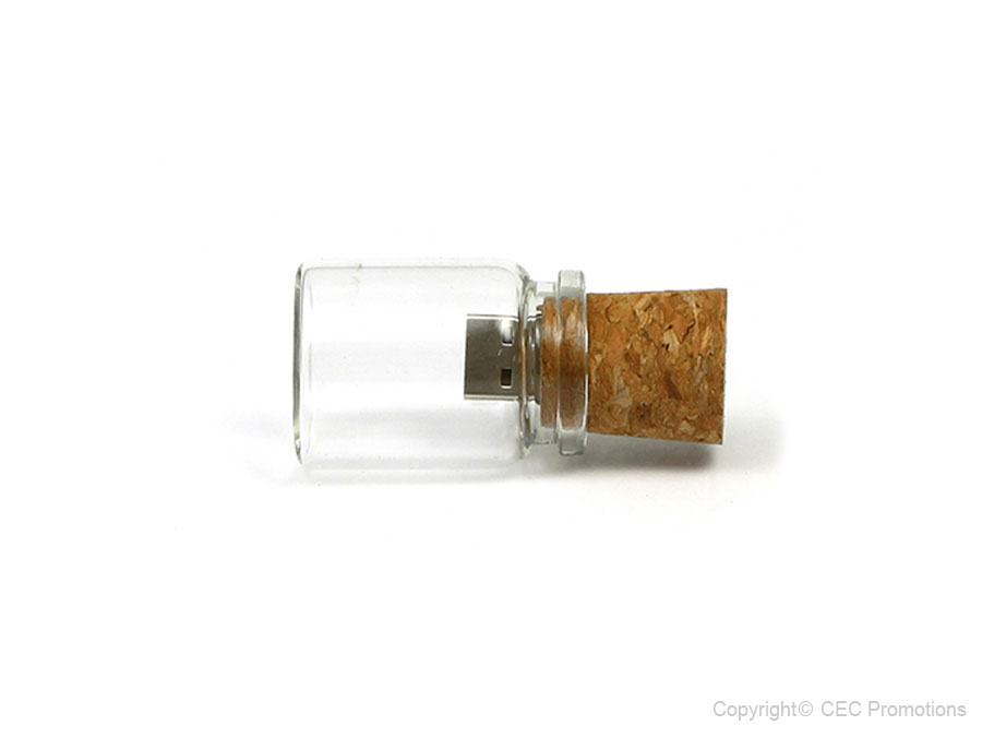 USB-Stick Flaschenpost (Kork)