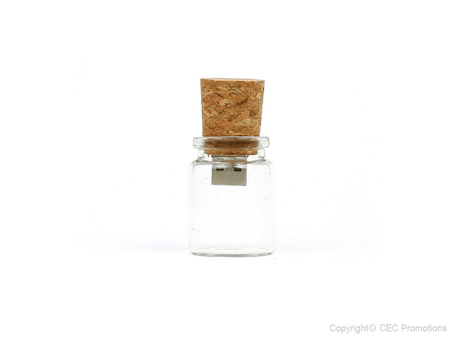 USB-Stick Flaschenpost (Kork)