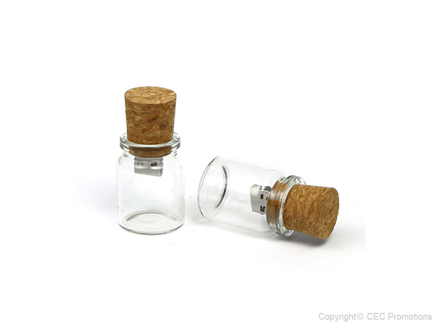 USB-Stick Flaschenpost (Kork)