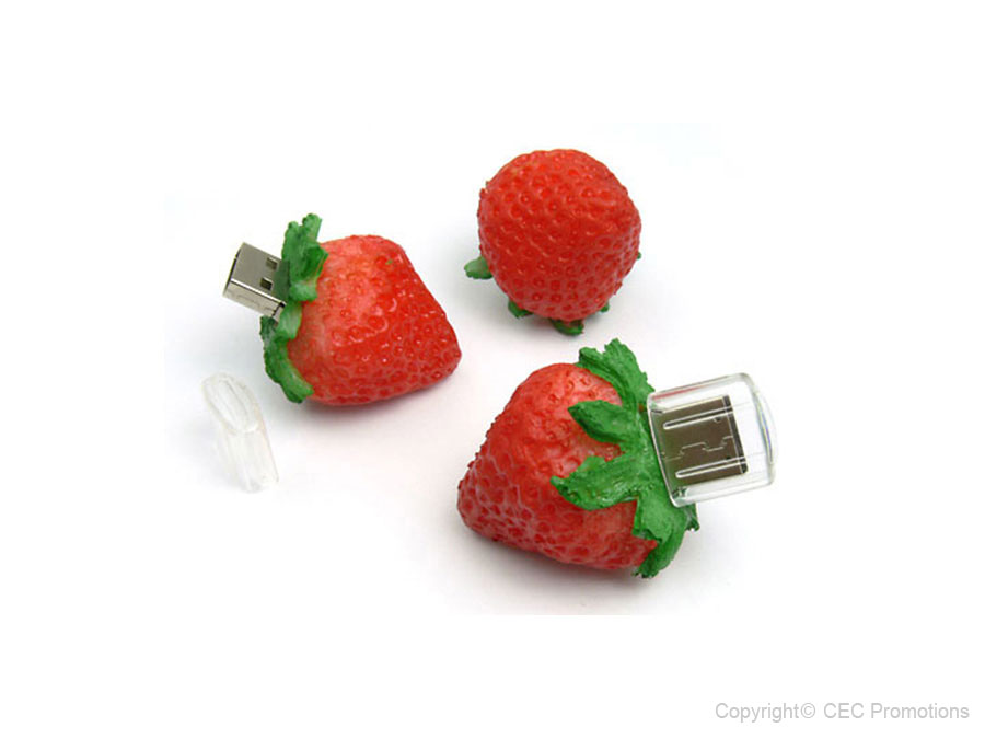 USB-Stick Erdbeere