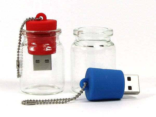USB-Stick Flaschenpost