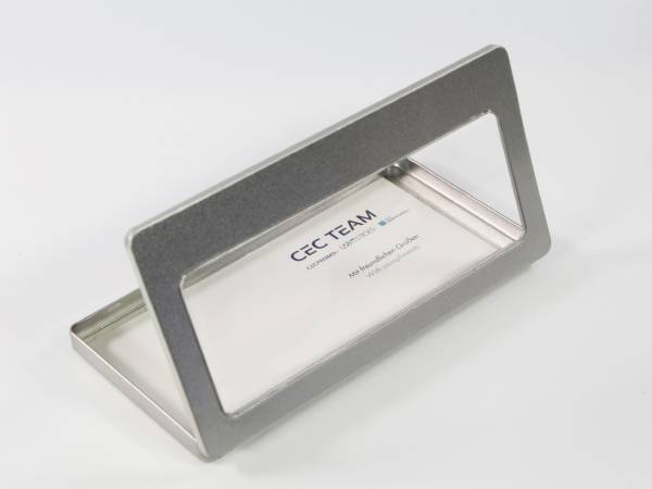 Gutscheinbox LangDIN - Klappbox aus Metall