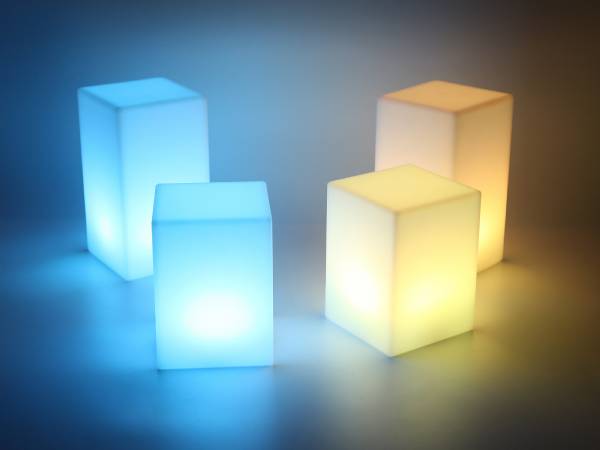 Eckige LED Tischleuchten