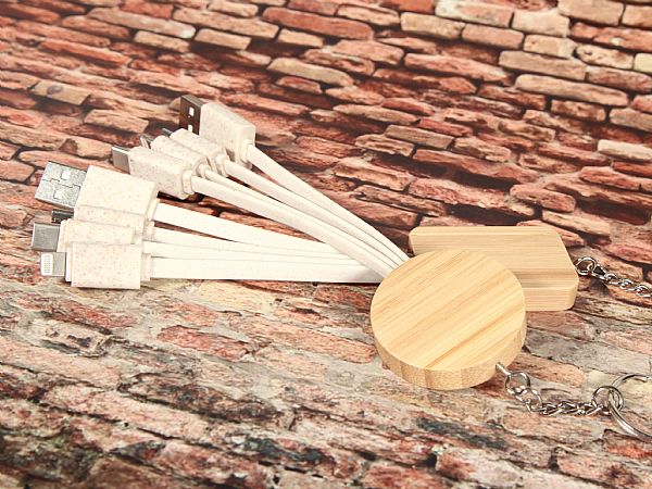 Ladekabel Full Eco Bio Kunststoff für iPhones, Smartphones, mobile Endgeräte