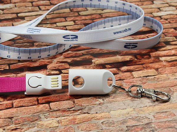 2-in-1 Lanyard Ladekabel