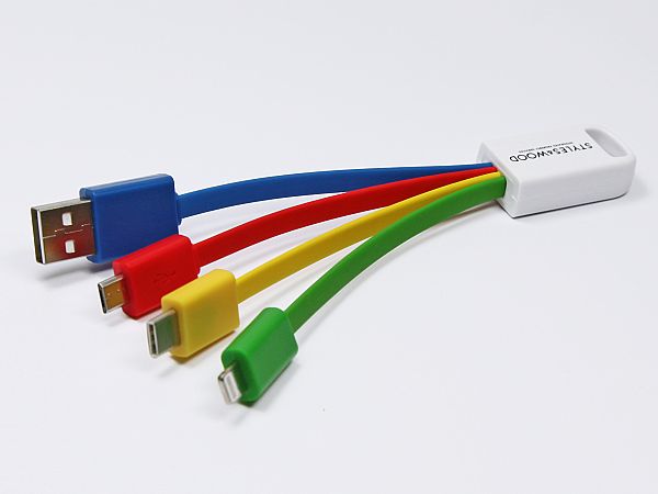 Ladekabel Color 3-in-1