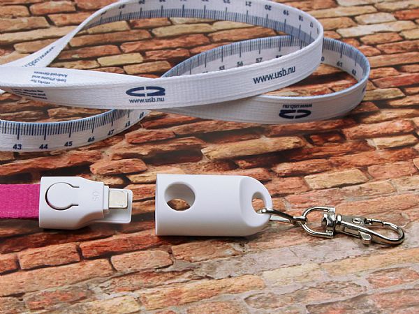 2-in-1 Lanyard Ladekabel