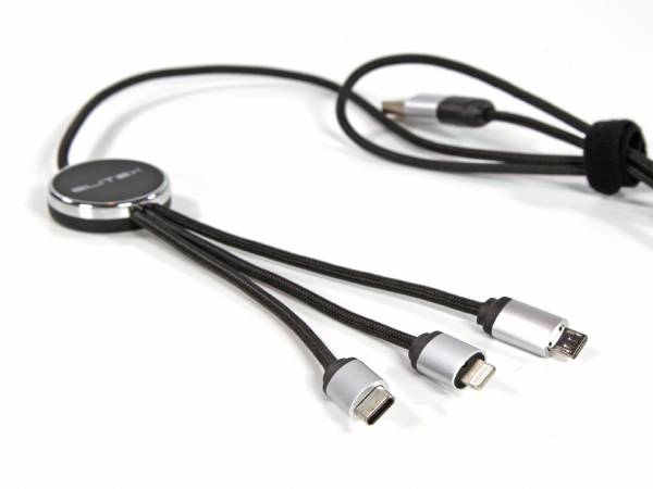 led textilkabel ladekabel leuchtend stecker