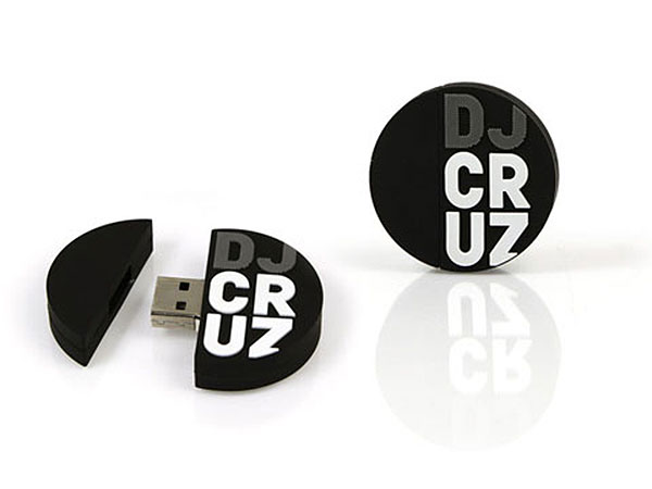 USB-Stick Logo rund