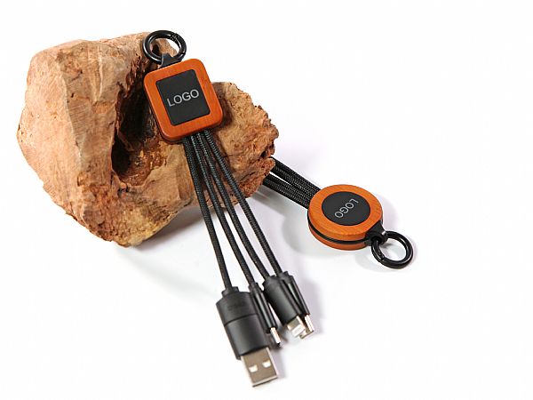 Multi 3-in-1 Kabel Holz LED