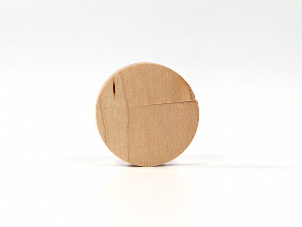 USB Holz Rund