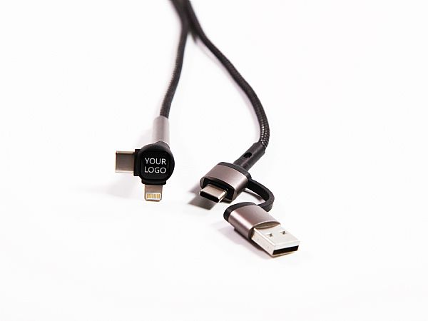 USB Typ-C + Lightning mit Stand-Funktion 