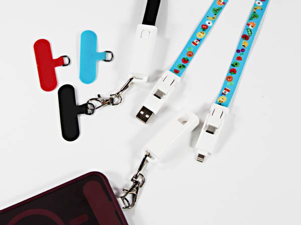 usb c mehrfach handykette bodyband bedruckbar 