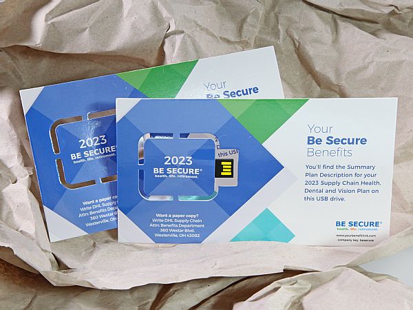 USB-Stick Papier Karte 