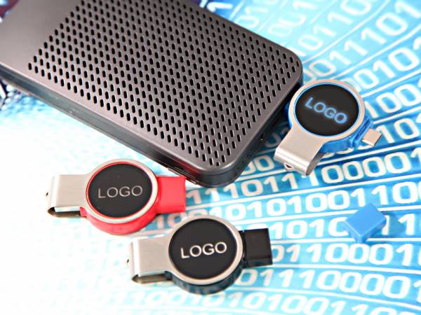 usb rundes leuchtlogo usb c doppel kombination stick
