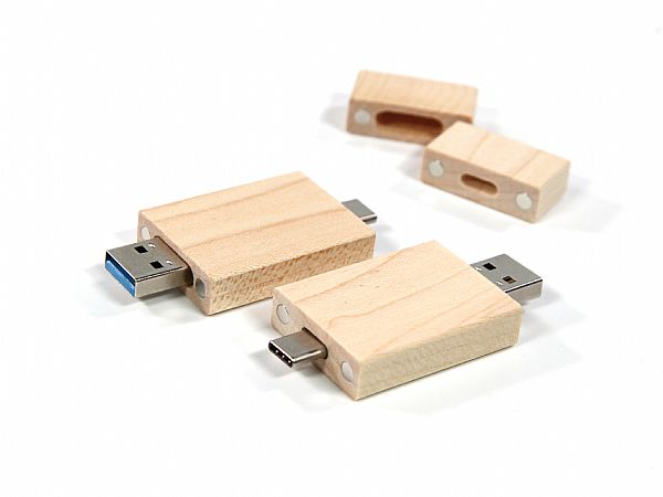 NatureBlock USB-Stick aus Holz