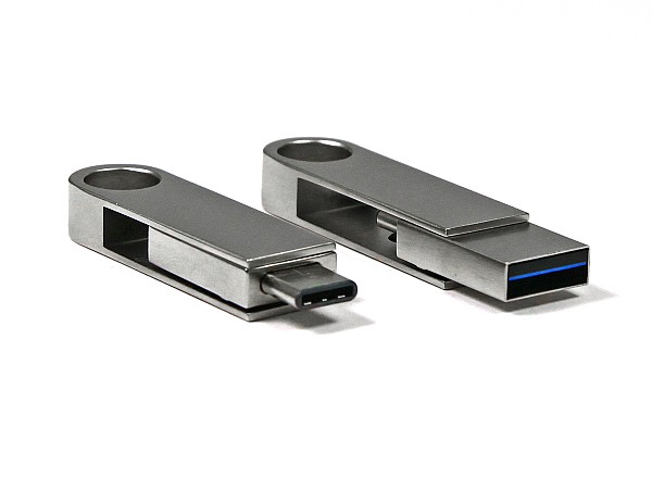 USB Halina mit USB Typ-C Stecker als Werbegeschenk
