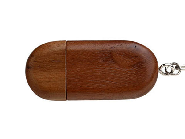 USB Holz Round Business