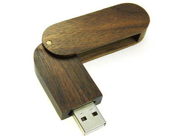 USB Holz Flip