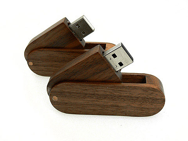 USB Holz Flip