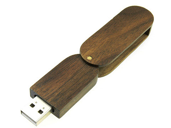 USB Holz Flip