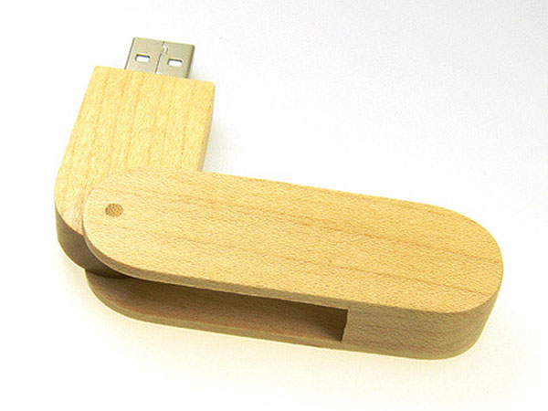 USB Holz Flip