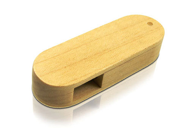 USB Holz Flip