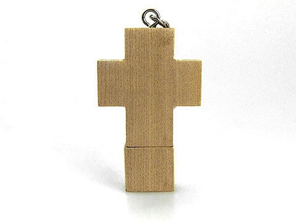 USB Holzkreuz