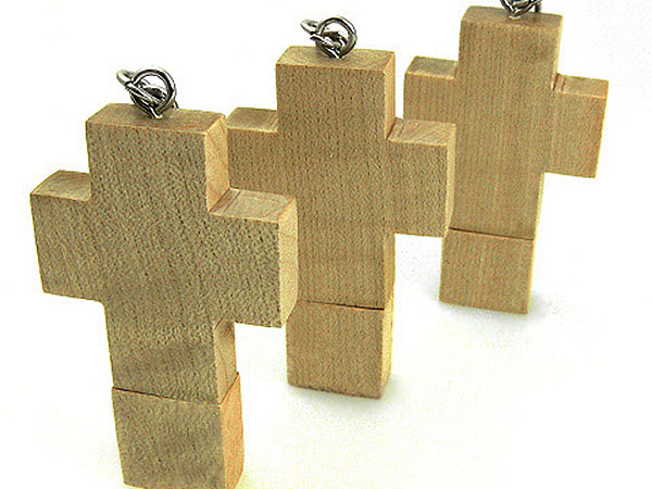 USB Holzkreuz