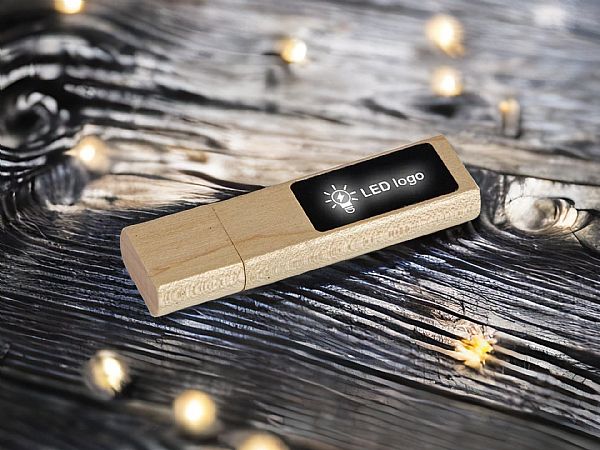 USB LED Wood