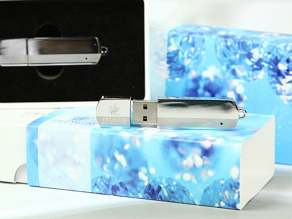 Exclusiv USB-Stick Geschenkbundle mit Banderole