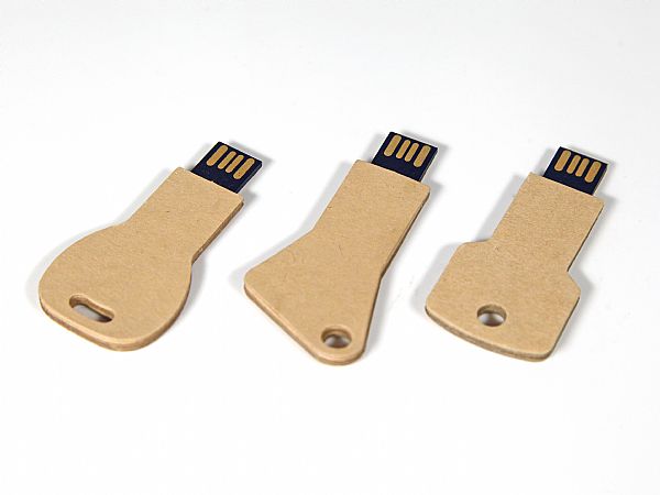 USB-Stick paper key aus Karton, umweltfreundlicher Stick