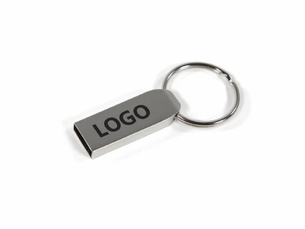 USB Stick SlimSteel, Schlüsselring, klein aber große Leistung, jetzt mit Logo bedrucken